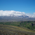 Þorsmörk - Vue sur le glacier Tindfjallajökull depuis le sommet du Réttarfell