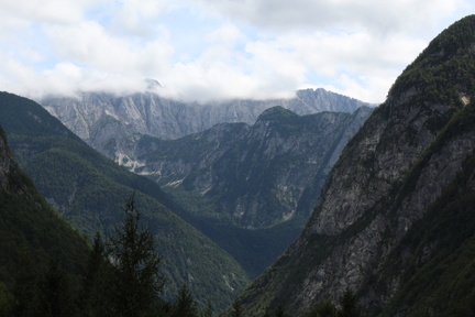 Mountains of the Triglav National Park from Trenta